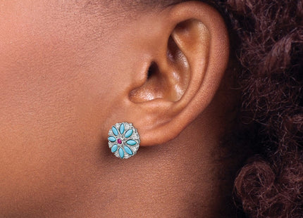 14k White Gold Earrings Style EM7423 - Classique Jewelry Inc.