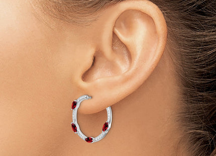 14k White Gold Earrings Style EM7456 - Classique Jewelry Inc.