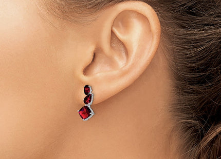 14k White Gold Earrings Style EM7457 - Classique Jewelry Inc.