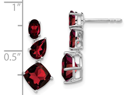 14k White Gold Earrings Style EM7457 - Classique Jewelry Inc.