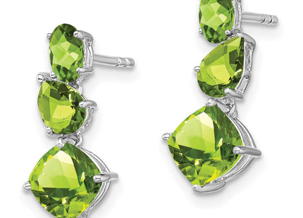 14k White Gold Earrings Style EM7457 - Classique Jewelry Inc.