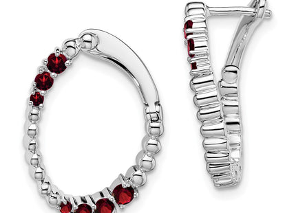 14k White Gold Earrings Style EM7460 - Classique Jewelry Inc.