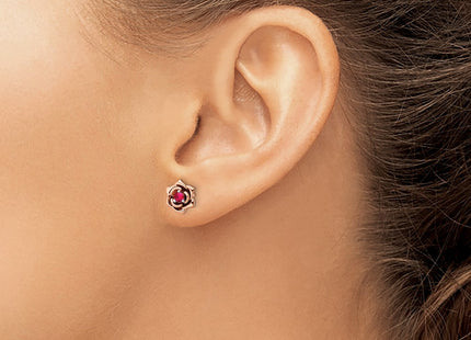 14k Two-tone Earrings Style EM8274 - Classique Jewelry Inc.