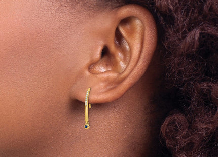 14k Yellow Gold Earrings Style EM8380 - Classique Jewelry Inc.