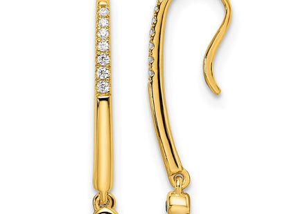 14k Yellow Gold Earrings Style EM8380 - Classique Jewelry Inc.