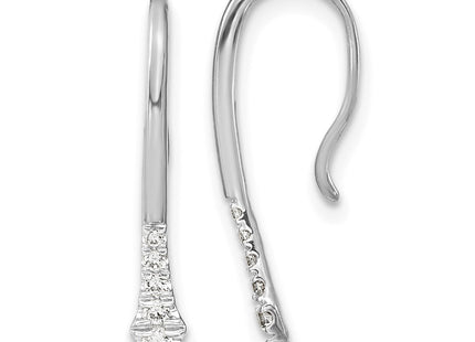 14k White Gold Earrings Style EM8382 - Classique Jewelry Inc.