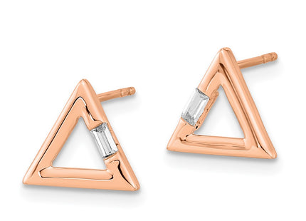 14k Rose Gold Earrings Style EM8471 - Classique Jewelry Inc.