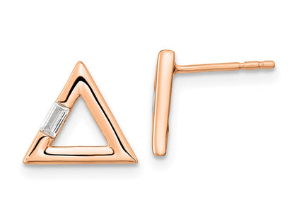 14k Rose Gold Earrings Style EM8471 - Classique Jewelry Inc.