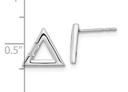 14k White Gold Earrings Style EM8471 - Classique Jewelry Inc.