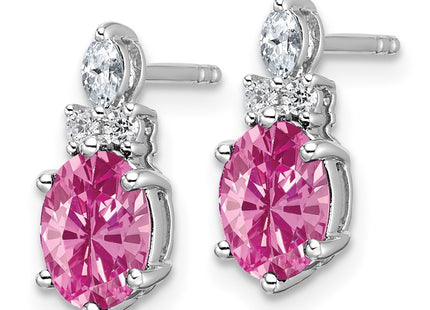 14k White Gold Jewelry Style EM9791 - Classique Jewelry Inc.