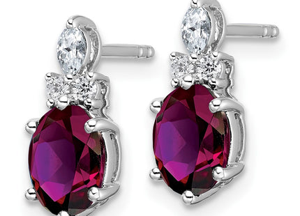 14k White Gold Earrings Style EM9791 - Classique Jewelry Inc.