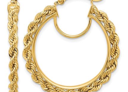 14K gold hoop earrings