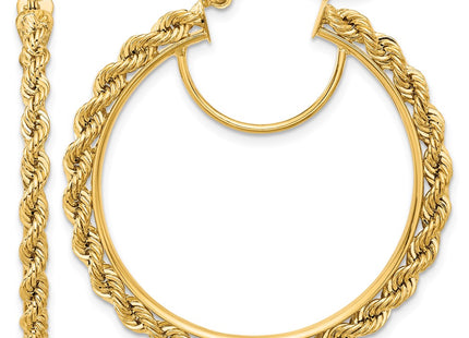 14K gold hoop earrings