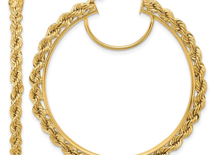14K gold hoop earrings