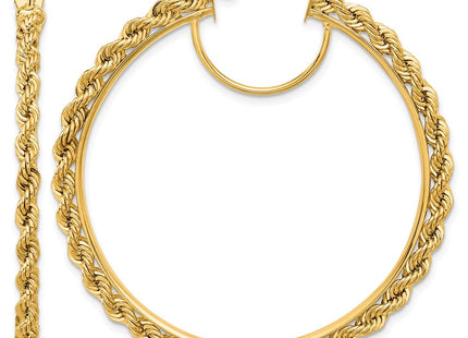 14K gold hoop earrings