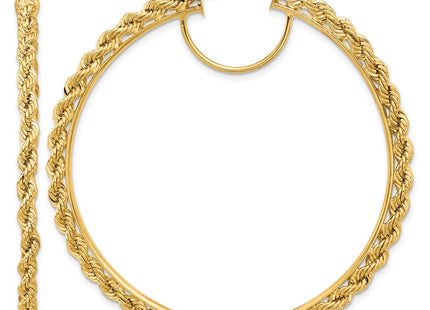 14K gold hoop earrings