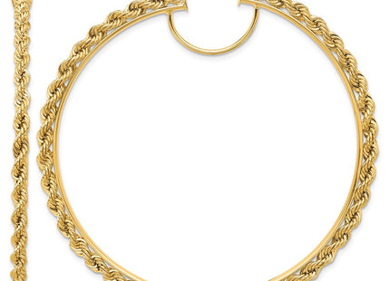 14K gold hoop earrings