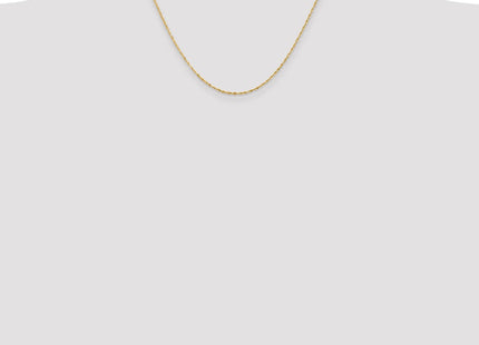 14K Ultra Diamond-cut Rope with Lobster Clasp Chain (Style EXL012-18)