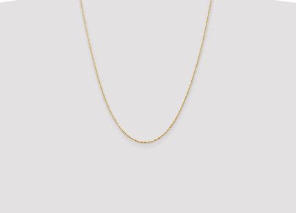14K Ultra Diamond-cut Rope with Lobster Clasp Chain (Style EXL012-24)