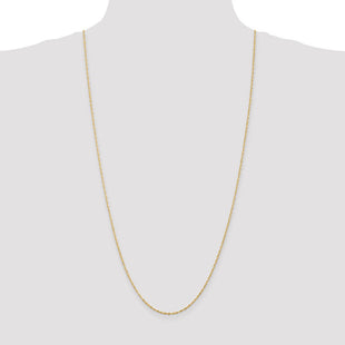 14K Ultra Diamond-cut Rope with Lobster Clasp Chain (Style EXL012-30)