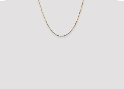 14K Ultra Diamond-cut Rope with Lobster Clasp Chain (Style EXL014-20)