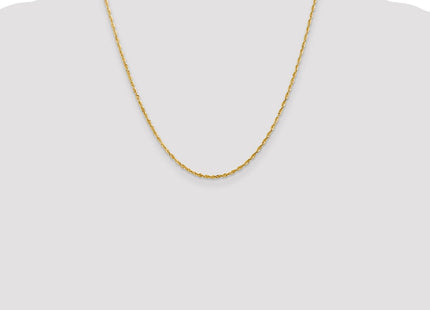 14K Ultra Diamond-cut Rope with Lobster Clasp Chain (Style EXL016-20)