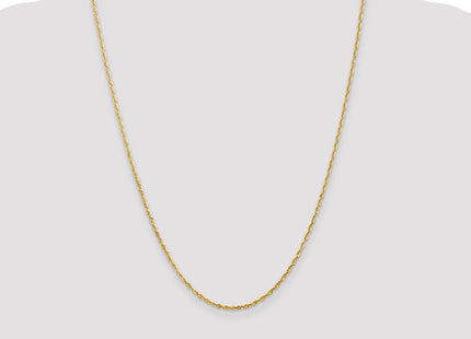14K Ultra Diamond-cut Rope with Lobster Clasp Chain (Style EXL016-24)
