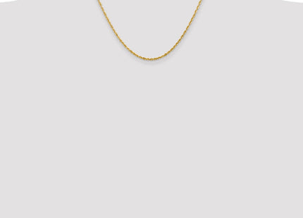 14K Ultra Diamond-cut Rope with Lobster Clasp Chain (Style EXL018-18)