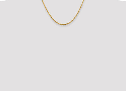 14K Ultra Diamond-cut Rope with Lobster Clasp Chain (Style EXL023-18)