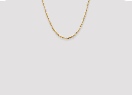 14K Ultra Diamond-cut Rope with Lobster Clasp Chain (Style EXL023-20)