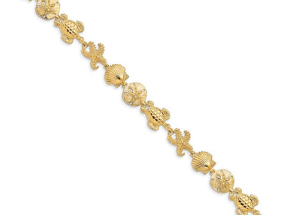14k Yellow Gold Bracelets Style FB1111 - Classique Jewelry Inc.