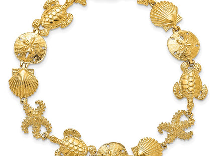 14k Yellow Gold Bracelets Style FB1111 - Classique Jewelry Inc.