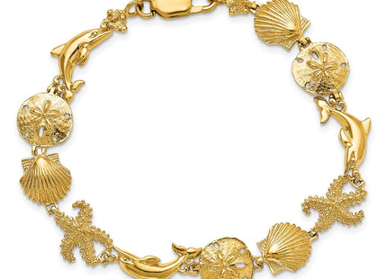 14k Yellow Gold Bracelets Style FB1116 - Classique Jewelry Inc.