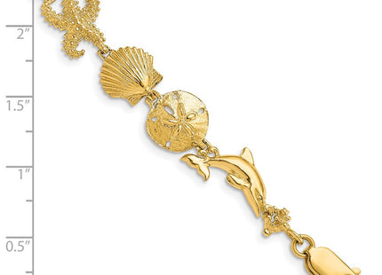 14k Yellow Gold Bracelets Style FB1116 - Classique Jewelry Inc.