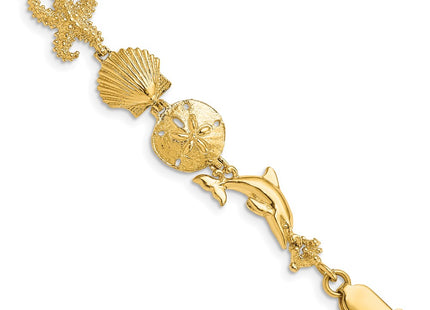14k Yellow Gold Bracelets Style FB1116 - Classique Jewelry Inc.