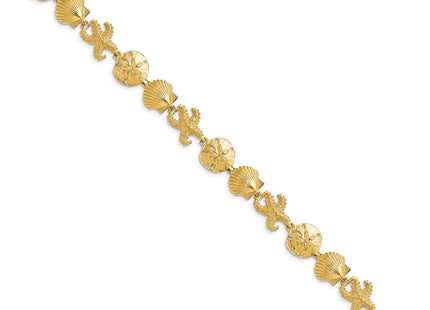 14k Yellow Gold Bracelets Style FB1143 - Classique Jewelry Inc.