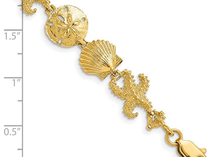 14k Yellow Gold Bracelets Style FB1143 - Classique Jewelry Inc.