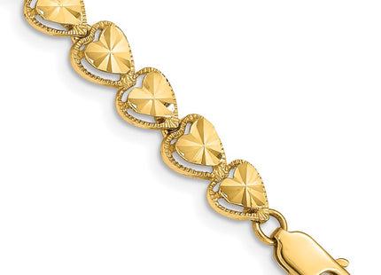 14k Yellow Gold Bracelets Style FB1190 - Classique Jewelry Inc.
