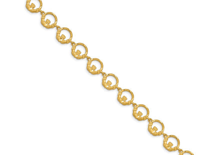 14k Yellow Gold Bracelets Style FB1217 - Classique Jewelry Inc.