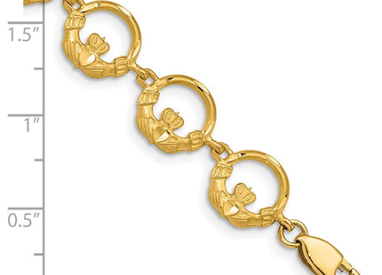 14k Yellow Gold Bracelets Style FB1217 - Classique Jewelry Inc.