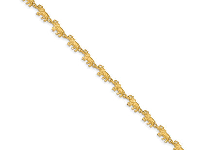 14k Yellow Gold Bracelets Style FB1225 - Classique Jewelry Inc.