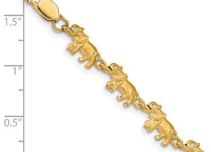 14k Yellow Gold Bracelets Style FB1225 - Classique Jewelry Inc.
