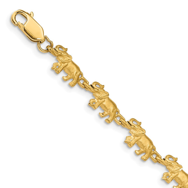 14k Yellow Gold Bracelets Style FB1225 - Classique Jewelry Inc.