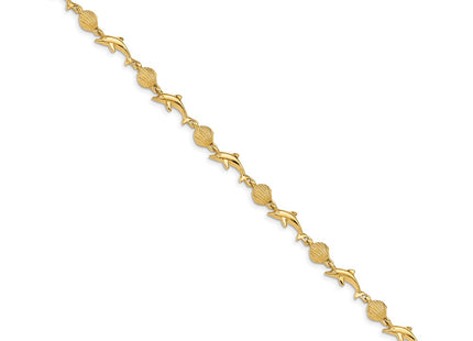 14k Yellow Gold Bracelets Style FB1246 - Classique Jewelry Inc.