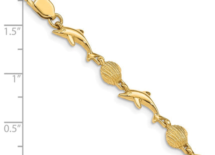 14k Yellow Gold Bracelets Style FB1246 - Classique Jewelry Inc.