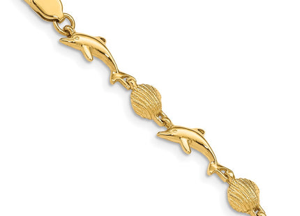 14k Yellow Gold Bracelets Style FB1246 - Classique Jewelry Inc.