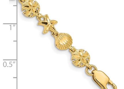 14k Yellow Gold Bracelets Style FB1269 - Classique Jewelry Inc.