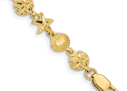14k Yellow Gold Bracelets Style FB1269 - Classique Jewelry Inc.