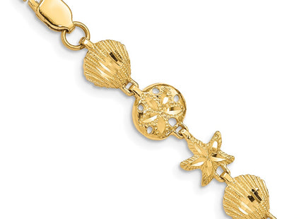 14k Yellow Gold Bracelets Style FB1270 - Classique Jewelry Inc.