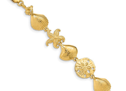 14k Yellow Gold Bracelets Style FB1274 - Classique Jewelry Inc.